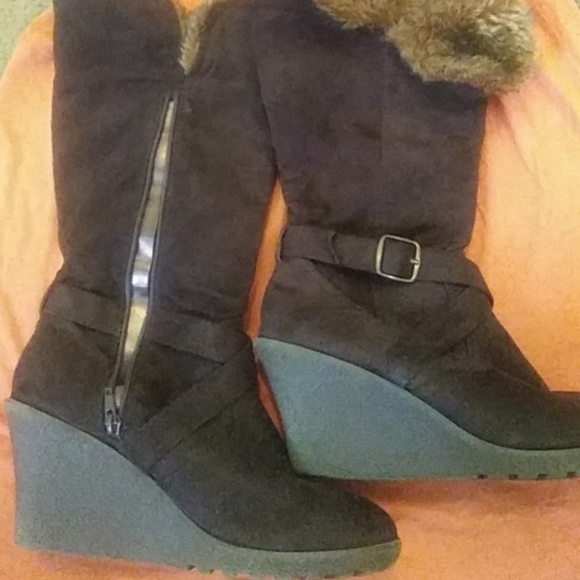 XOXO Shoes - Brown Boots 9